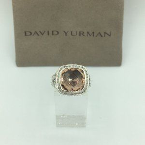 David Yurman 11mm Morganite Albion Ring